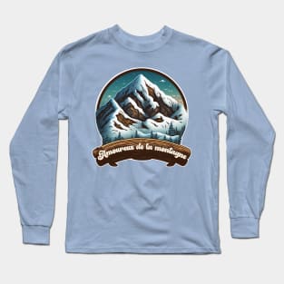 Amoureux de la montagne #1 (Mountain Lover) Long Sleeve T-Shirt